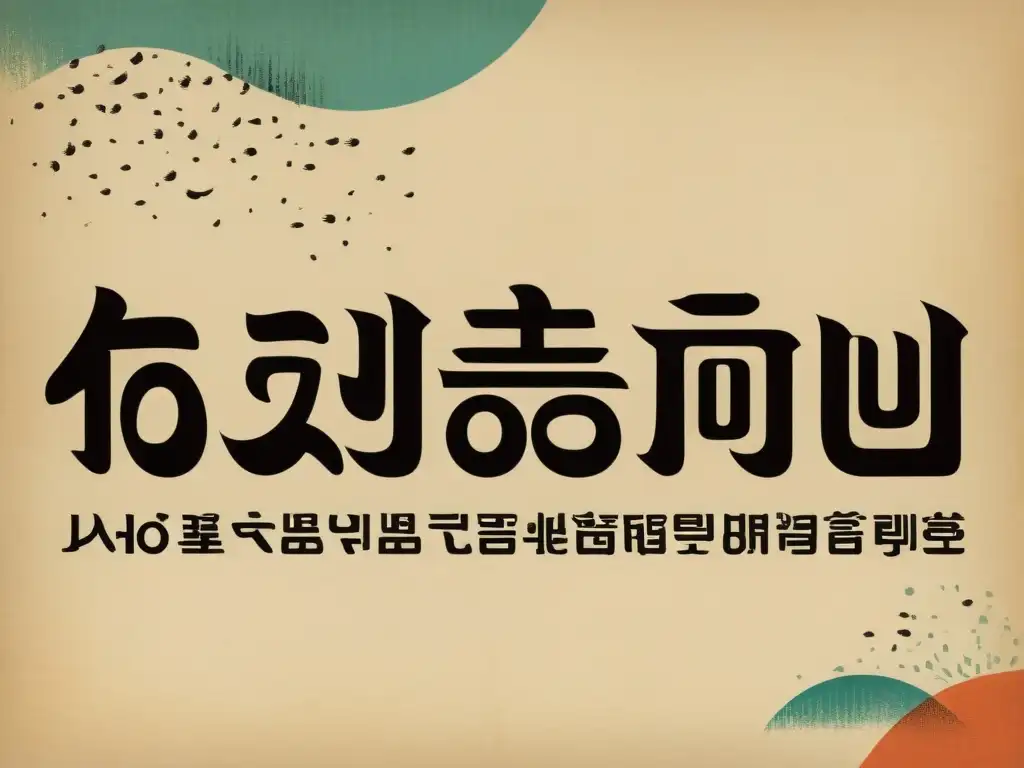 Una ilustración vintage muestra la evolución de los caracteres Hangul, resaltando su diseño único y la innovación en el sistema de escritura coreano