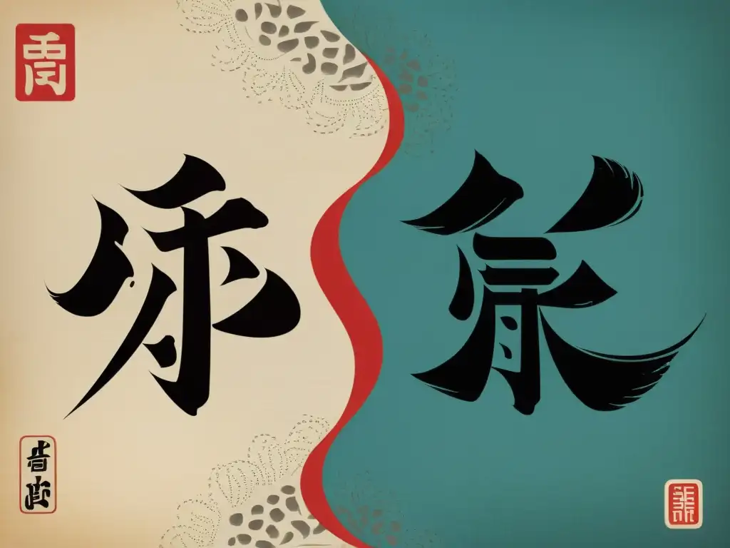 Una comparativa entre Hangul y Kanji: Intrincadas letras coreanas y japonesas con detalles artísticos y culturalmente enriquecedores