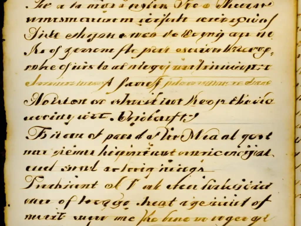 Detalle de manuscrito antiguo con signos de desgaste y autenticidad, evocando la posibilidad de falsificaciones en manuscritos antiguos