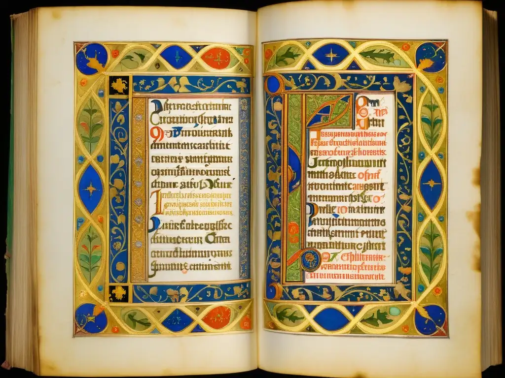 Detalles exquisitos de la Caligrafía Carolingia en manuscritos iluminados evocan opulencia medieval