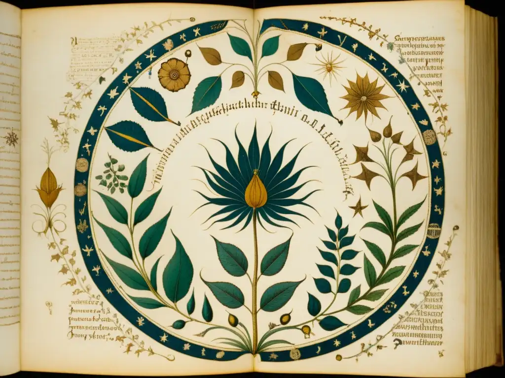 Manuscrito Voynich: ilustraciones enigmáticas de plantas, cuerpos celestes y símbolos misteriosos