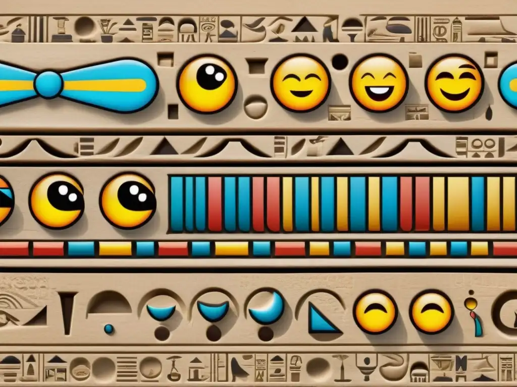 Transformación de la comunicación visual: jeroglíficos y emojis muestran la evolución desde la antigüedad hasta la era digital